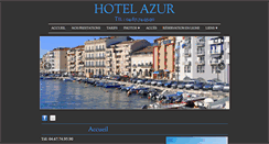 Desktop Screenshot of hotelazursete.com